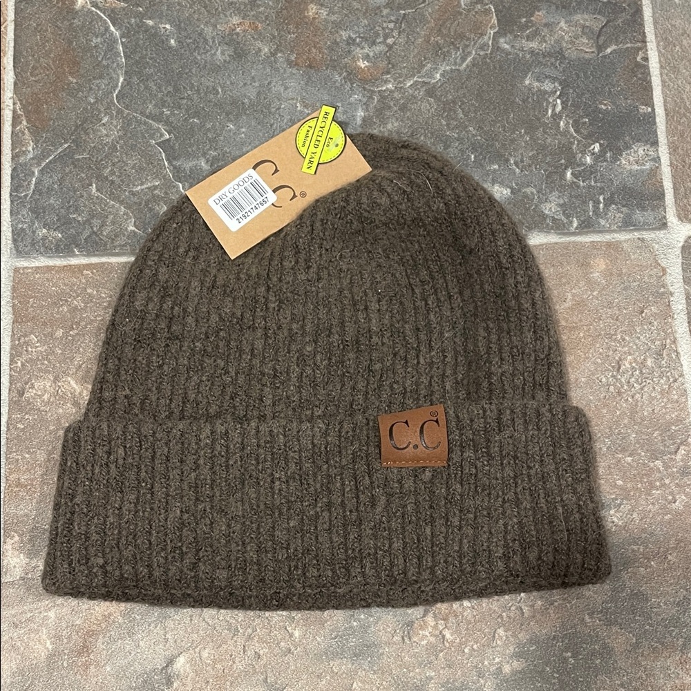 C.C Warm Brown Knit Beanie